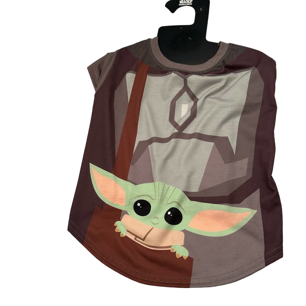 Star Wars Dog shirt The Mandalorian Baby Yoda Dog Clothes Size L